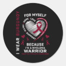 Recherche de myélome multiple autocollants Sensibilisation au cancer