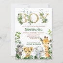 Recherche de safari baby shower invitations Animaux de la jungle