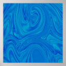 Recherche de bleu turquoise abstraite moderne posters Tendance