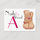 Recherche de manicure cartes visite Salon