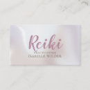 Recherche de praticien de reiki cartes visite Élégant