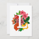Recherche de initiales verticales 11x16 invitations Typographie