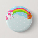 Recherche de mignons de licorne badges Fleurs