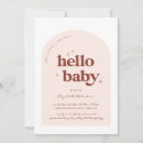 Recherche de bonjour bébé invitations Rose pâle