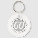 Recherche de 60 ans porteclés Anniversaire