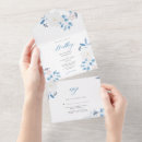 Zoek naar blue flowers uitnodigingen Zomer