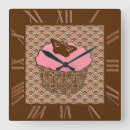 Recherche de fraise horloges Chocolat