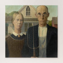 Recherche de gothic puzzles Grant wood