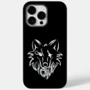 Recherche de loup noir iphone coques Noir et blanc