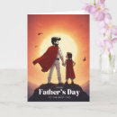 Zoek naar superhelden kaarten Dad