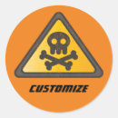 Recherche de avertissement de danger autocollants Toxique