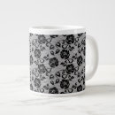Recherche de motif de dentelle tasses Arrière plan