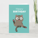 Recherche de chat de bande dessinée vœux cartes Mignon