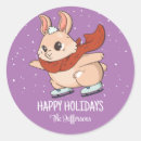 Recherche de lapin de neige autocollants Joyeux noël