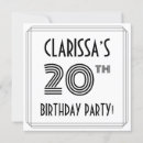 Recherche de 20ème invitations 20 ans