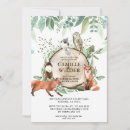 Zoek naar woodland animal baby shower invitations Dieren