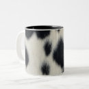 Recherche de motif de peau de vache tasses Animal