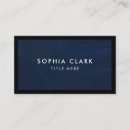 Recherche de bleu marine moderne cartes visite Luxe