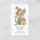 Recherche de pâtisseries à la maison cartes visite Customer