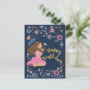 Recherche de bleu de dame vœux cartes Élégant