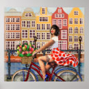 Recherche de rétro vélo posters Fleur