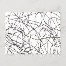 Recherche de abstrait simple cartes postales Noir et blanc