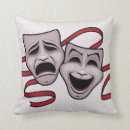 Recherche de masques de théâtre coussins Triste