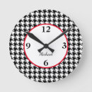 Recherche de motif classique horloges Preppy