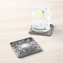 Recherche de miroir dessous de verres Gris