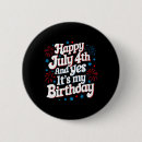 Recherche de anniversaire de juillet badges Américain