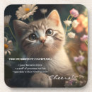 Recherche de chaton drôle dessous de verres Humour