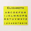 Recherche de chiffres puzzles Noir