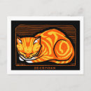 Recherche de chat fait sur commande cartes postales Tabby