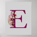 Recherche de lettre e posters Élégant