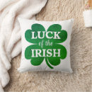 Zoek naar four leaf clover kussens St patricks dag
