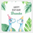 Recherche de dinosaure bleu autocollants Garçons