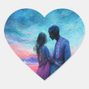 Recherche de peinture romantique autocollants Pour elle