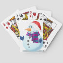 Recherche de bonhomme neige noël de de jeux de cartes Xmas