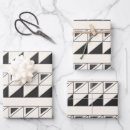 Recherche de gris et blanc papier cadeau Motif