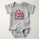 Recherche de père noël bébé vêtements Humour