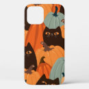 Recherche de citrouille de halloween iphone coques Chat