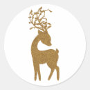 Recherche de reindeer autocollants Parties scintillant or