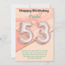 Recherche de de 53 ans anniversaire cartes Pour elle