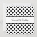 Recherche de point noir et blanc invitations Rétro