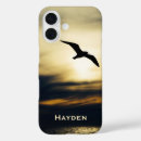Recherche de oiseau en vol iphone coques Silhouette