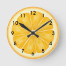 Recherche de tranche orange horloges Nourriture