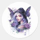 Recherche de fée gothique autocollants Aquarelle
