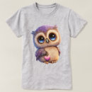 Zoek naar uil cartoon tshirts Griezelig