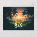 Recherche de paysage tropical cartes postales Bali