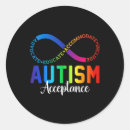 Zoek naar oneindigheid stickers Autistisch